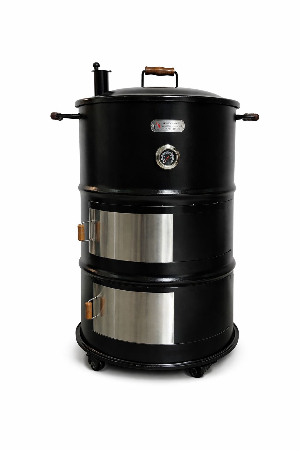 Cilindro Parrillero ahumador Grande de Acero laminado al frío-LAF