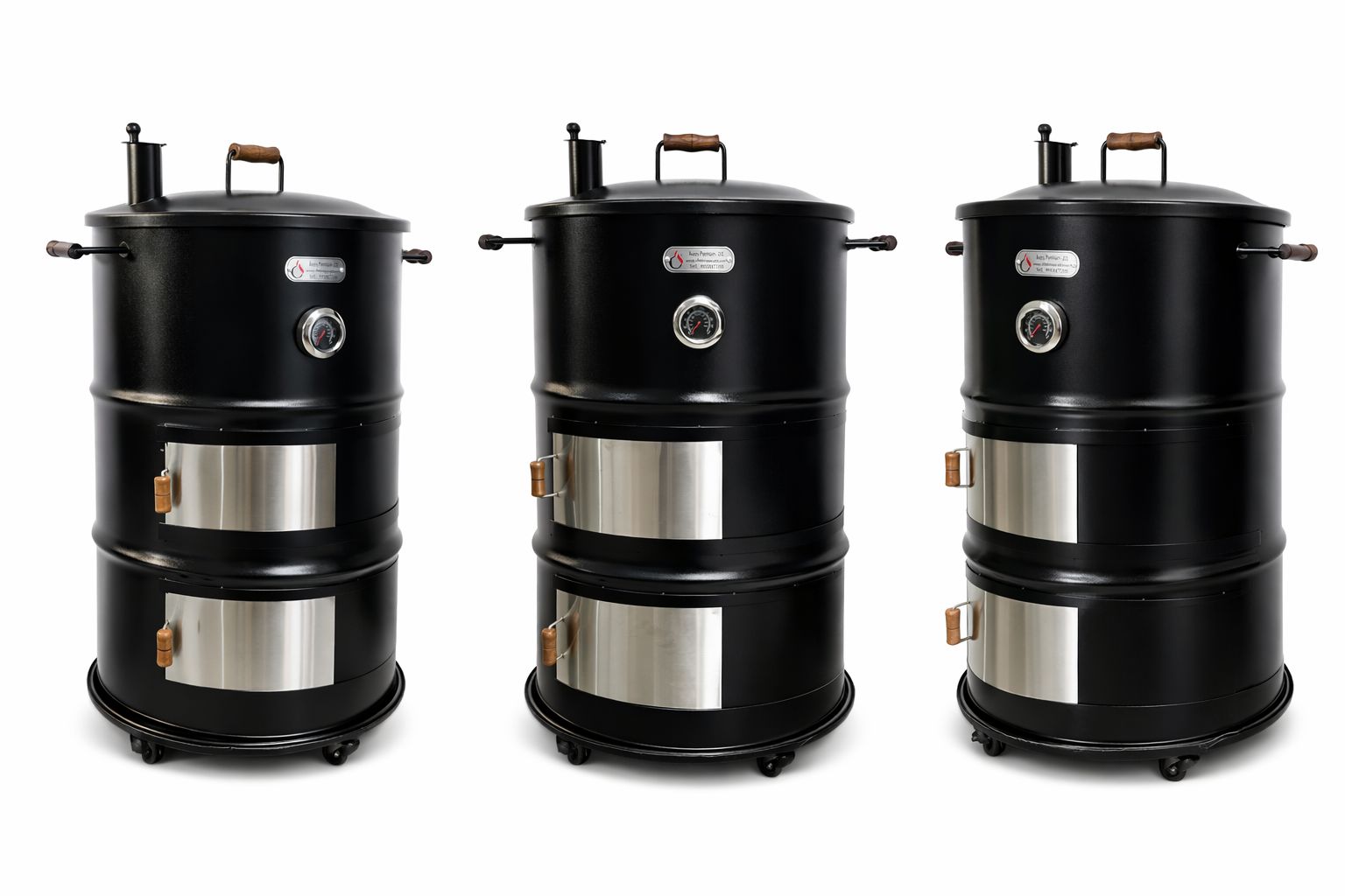 Cilindro Parrillero ahumador Grande de Acero laminado al frío-LAF - Imagen 2