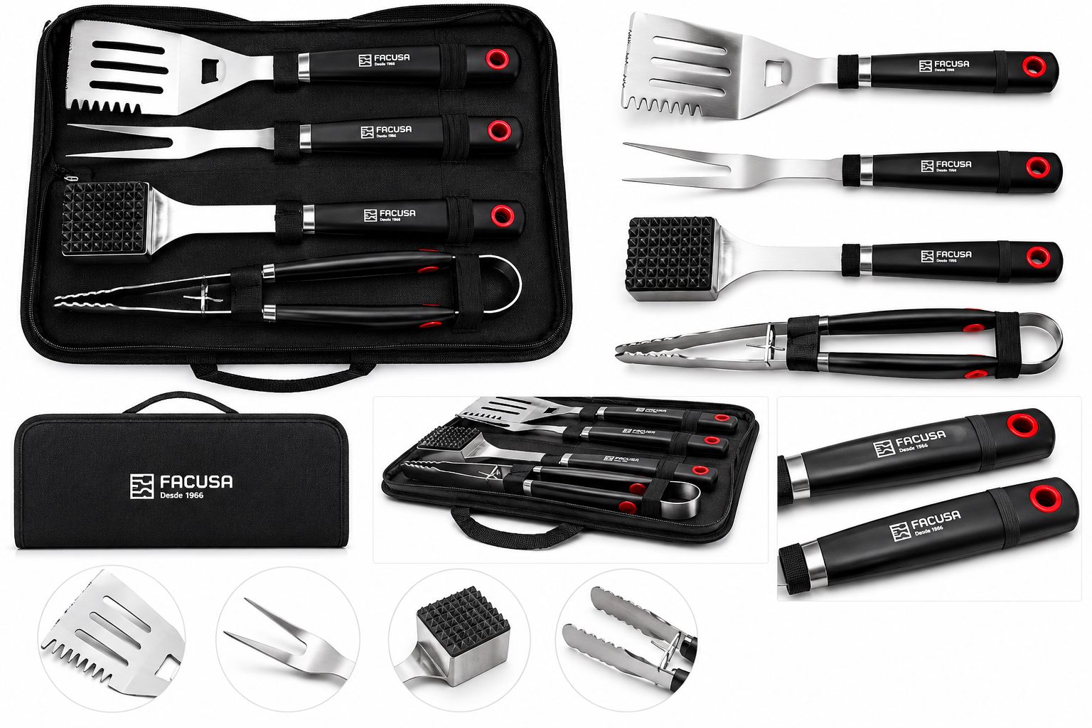 Set parrillero FACUSA + Maletin - Imagen 2